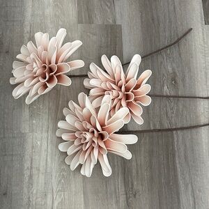 Elegant Pink Faux Flower Stems